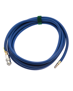 Sava Blue inflation hose, 16 ft, Nytrile with Safety couplers (8 Bar/116 PSI)