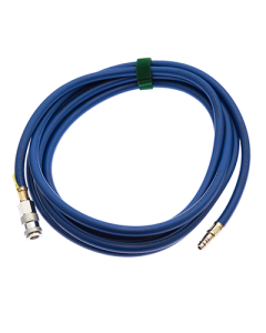 Sava Blue inflation hose, 16 ft, Nytrile with Safety couplers (10 Bar/145 PSI)