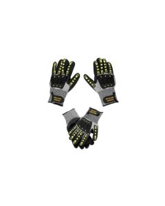 Pressure Junkiez Cut Level 5 Impact Gloves Black/Yellow