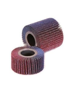 CS Unitec PTX Flap Wheel – with radial abrasive cloth flaps - 4"  x  2", 180 grit