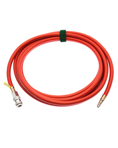 Sava Red inflation hose, 33 ft, Nytrile with Safety couplers (8 Bar/116 PSI)