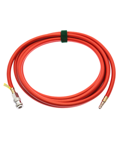 Sava Red inflation hose, 33 ft, Nytrile with Safety couplers (10 Bar/145 PSI)